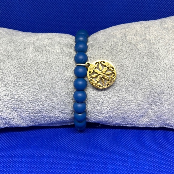 Blue Rustic Cuff - Picture 2 of 2